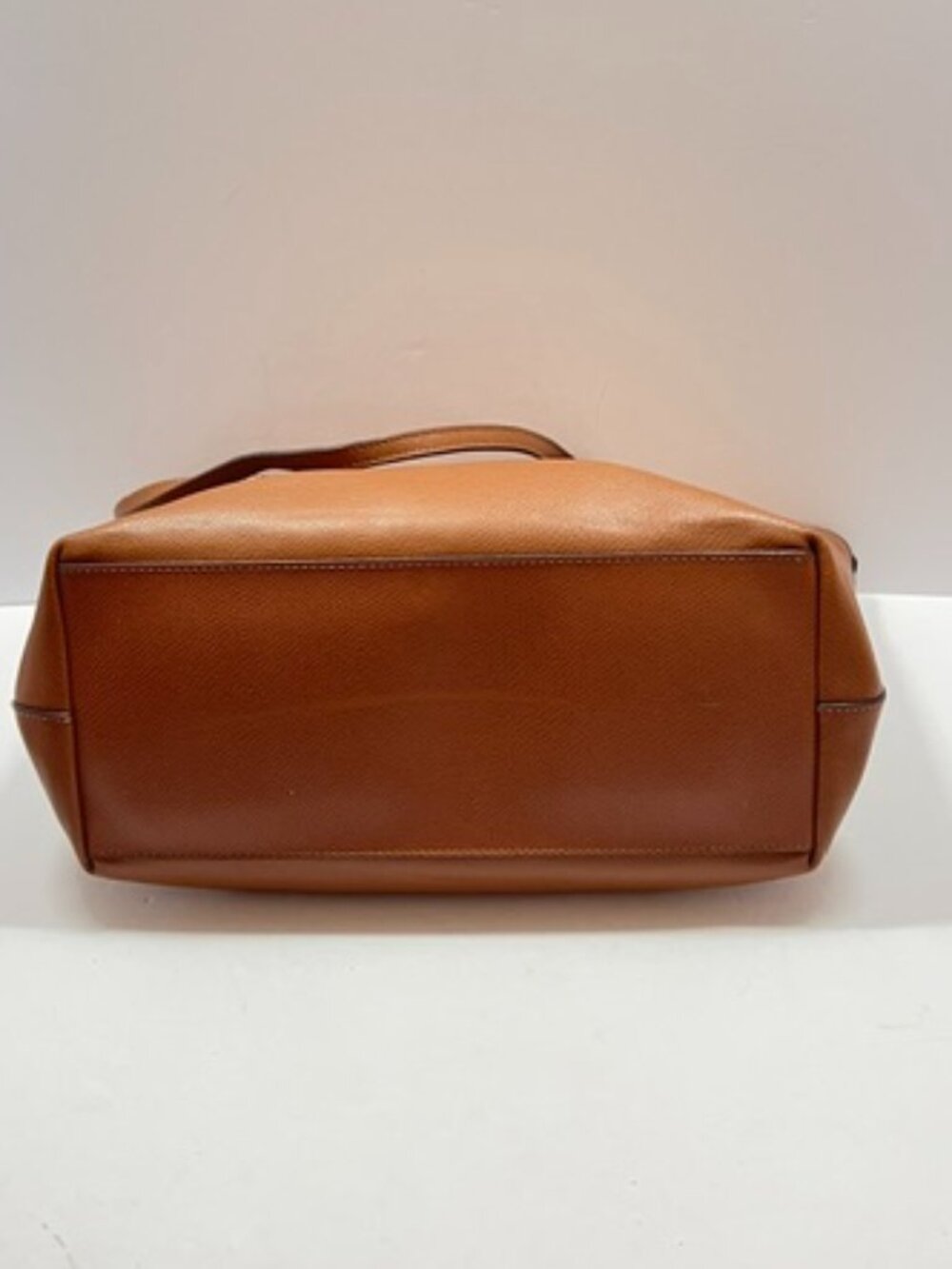 Coach Pebbled Leather City Zip Tote Bag Brown w/COA EUC - Picture 3 of 12